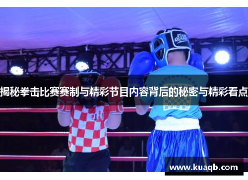 揭秘拳击比赛赛制与精彩节目内容背后的秘密与精彩看点
